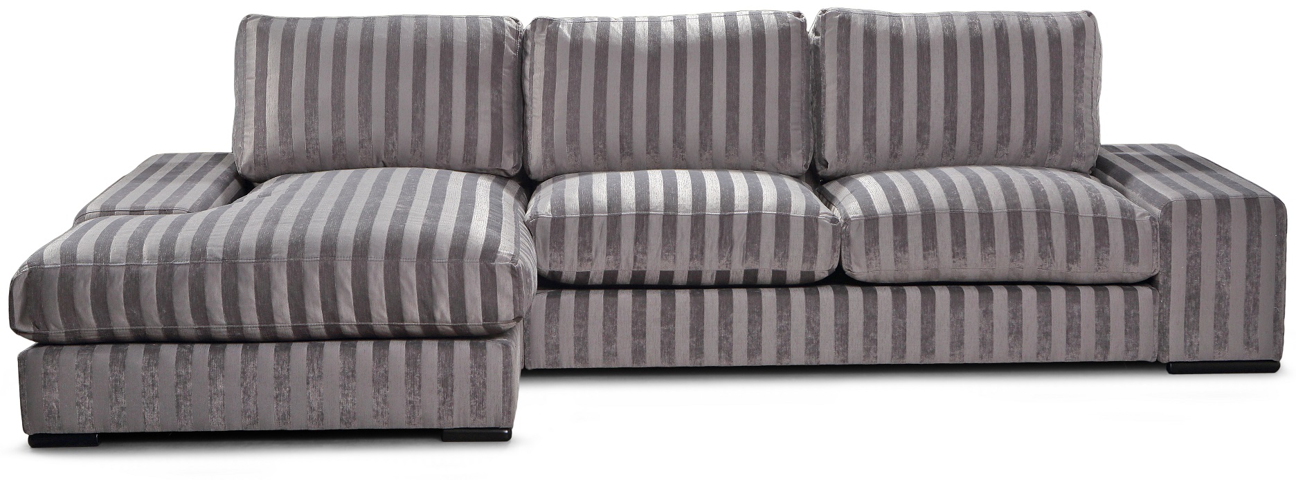 Scirocco divansofa med gyngefunksjon 3seters XL 305 cm Mobus sølv