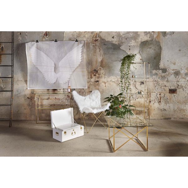 Serveringsvogn Cross - Messing Serveringsvogn Cross - Messing