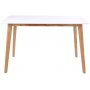 Vojens spisebord - Hvit/Natur - 120x70x75