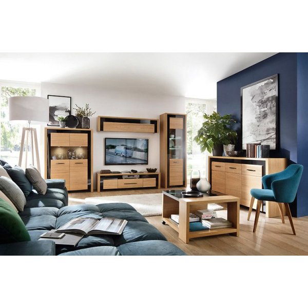 Manilla sofabord - Eik/svart Manilla sofabord - Eik/svart