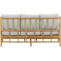Cane 3-seters sofa - Lys grå/Naturlig Cane 3-seters sofa - Lys grå/Naturlig
