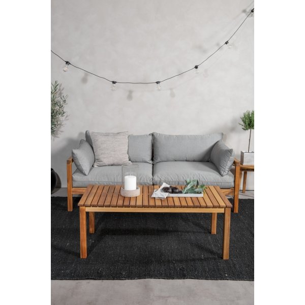 Marion 2-seters sofa - Gr�/Naturlig