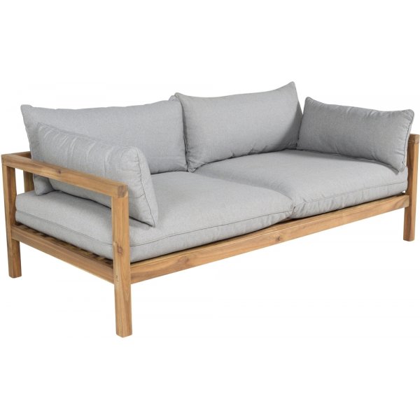 Marion 2-seters sofa - Gr�/Naturlig