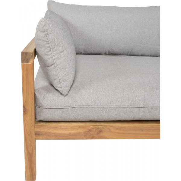 Marion 2-seters sofa - Gr�/Naturlig