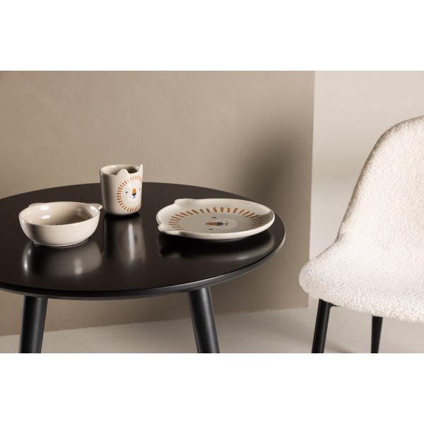 Plaza spisebord for barn �60 cm - Sort