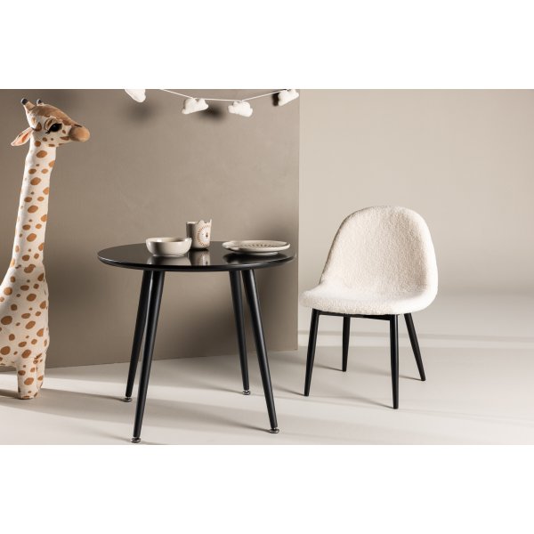 Plaza spisebord for barn �60 cm - Sort