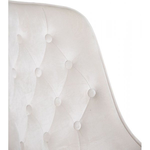 Spisestol Zeus - Matt Messing / Beige Fløyel Spisestol Zeus - Matt Messing / Beige Fløyel